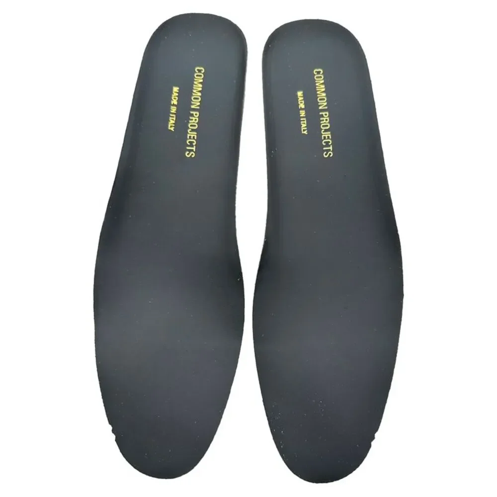 Common Projects Lace-Up Hiking Boots in Black Leather